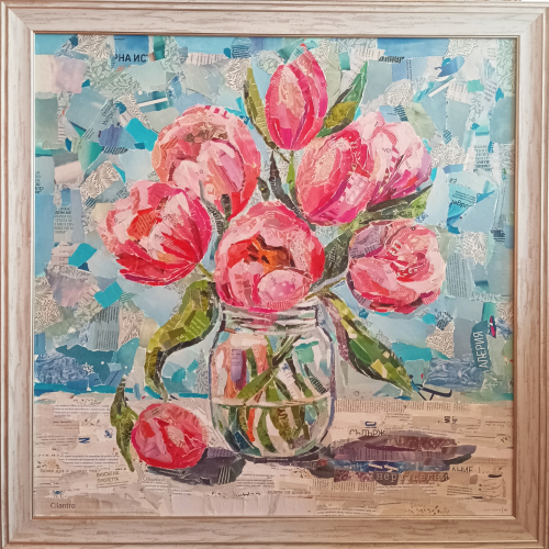 Колаж "Нежност", 2024 г.