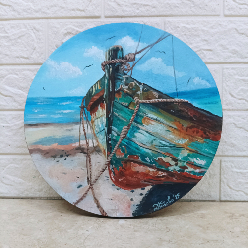 Картина с маслени бои "Покой"