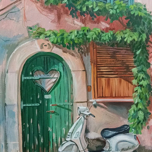 Картина "Романтика", 2024 г.